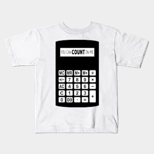 management art - You can count on me Kids T-Shirt